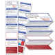 Blue cards in English, Spanish and Kreyol Blue cards in English, Spanish and Kreyol