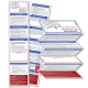 Blue cards in English, Spanish and Kreyol Blue cards in English, Spanish and Kreyol