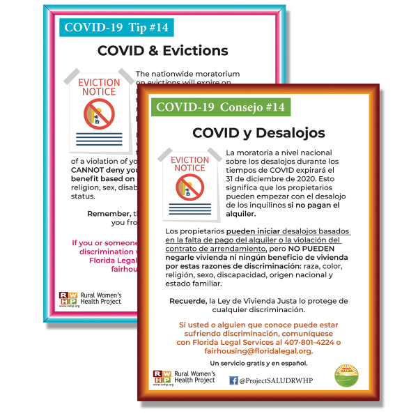COVID #14: COVID y Desalojos --- COVID & Evictions