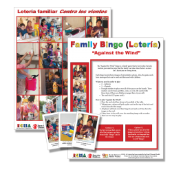 Lotería familiar - Contra los vientos / Family Bingo - Against the Wind
