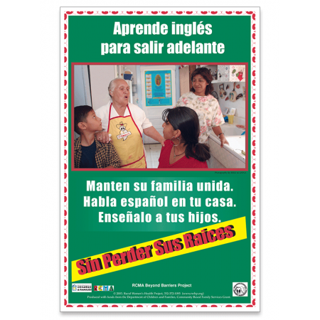 Sin Perder Sus Raices Poster (Without Losing your Roots) - Spanish Sin Perder Sus Raices Poster (Without Losing your Roots) - Spanish