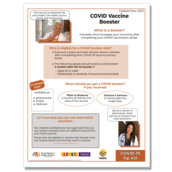 COVID #21: Vacuna de Refuerzo Contra COVID --- COVID Vaccine Booster