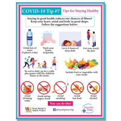 COVID #7: Consejos para mantenerse saludable --- Tips for Staying Healthy
